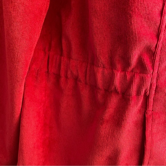 Christopher & Banks Women’s Lightweight Corduroy Jacket Zip Up Sz XL Colour Red - Picture 5 of 17